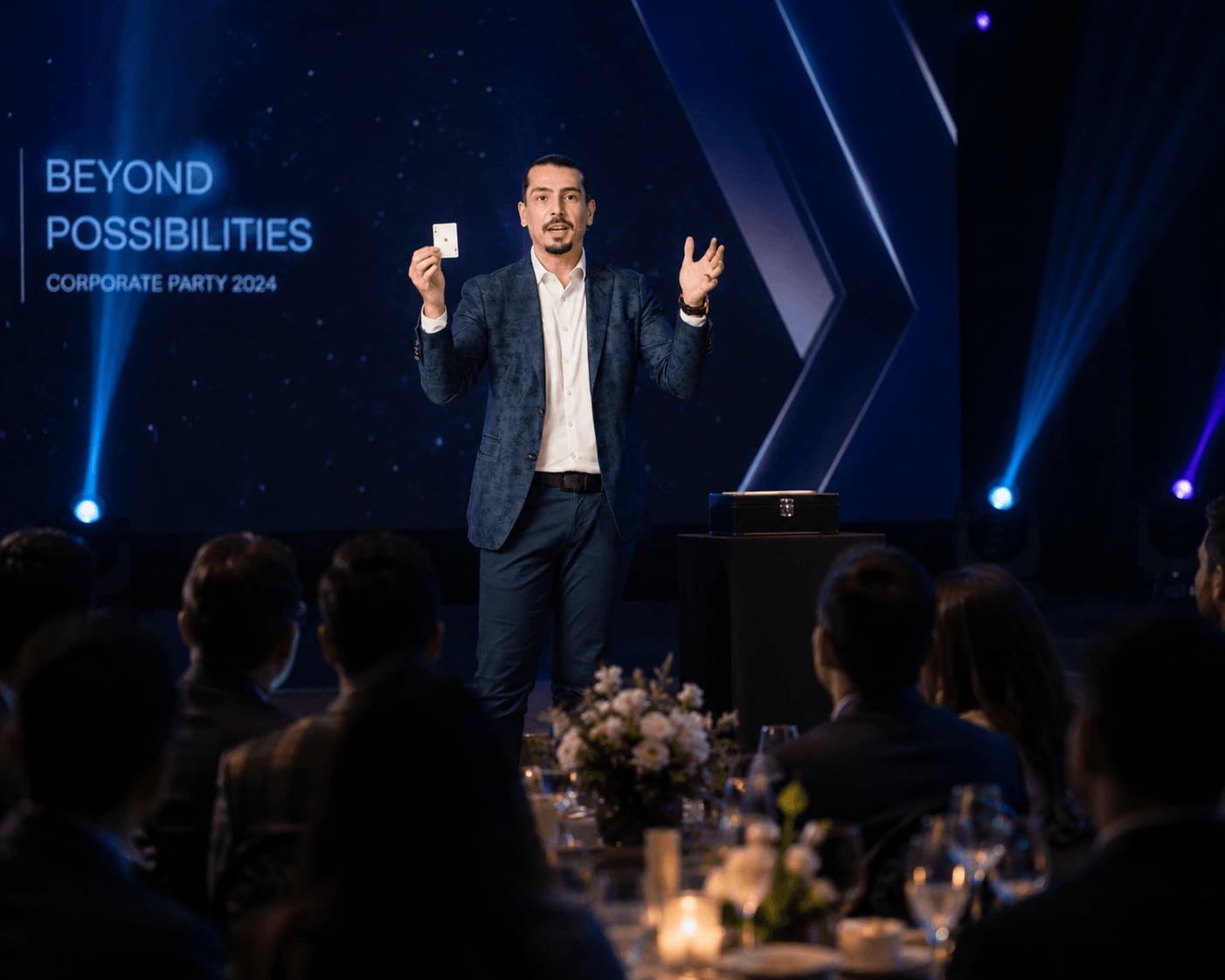 Miami Magician Corporate Event Stage Magic Show